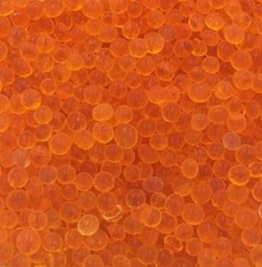 Silica Gel Oranje  korrels (ongeveer 2 - 5 mm) in afsluitbare kunststof emmer - 1 kg 